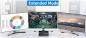 Preview: 2-PC, Dreifach-Monitor mit 1x HDMI 8K60Hz und 2x DP 4K144Hz KVM-Switch mit 4x USB 3.0, KC-KVM203DH