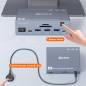 Preview: 2x Notebook/MacBook an 3 Monitore und USB schaltbare TB4 Docking-Station LAN/2x50W-PD, KCEVE KC-KVM203DS