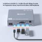 Preview: 2x Notebook/MacBook an 3 Monitore und USB schaltbare TB4 Docking-Station LAN/2x50W-PD, KCEVE KC-KVM203DS