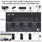 Preview: 3-PC, Triple-Monitor (1x HDMI 2x DP) 8K or 4K up to 144Hz KVM-Switch with 4-Port USB 3.0, KC-KVM303DH