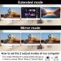 Preview: 3-PC, Triple-Monitor (1x HDMI 2x DP) 8K or 4K up to 144Hz KVM-Switch with 4-Port USB 3.0, KC-KVM303DH