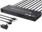 Preview: 4-Port 4K60Hz HDMI USB3.0 KVM-Switch with wired remote Controller, KCEVE KC-KVM401A