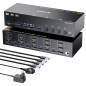 Preview: 4-PC, Triple-Monitor (1x HDMI 2x DP) 4K up to 144Hz KVM-Switch with 4-Port USB 3.0, KC-KVM403DH