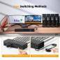 Preview: 4-PC, Triple-Monitor (1x HDMI 2x DP) 4K up to 144Hz KVM-Switch with 4-Port USB 3.0, KC-KVM403DH