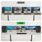 Preview: USB 3.0 Switch für 4 PCs, 4 in Typ-B an 4 out USB-A Umschalter inkl. 4x Kabel und Remote-Schalter, KCEVE KC-KM434B
