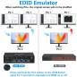 Preview: 4-Port 8K60Hz 4K120Hz HDMI 2.1 USB3.0 Audio KVM-Switch with Cable Remote Control, KC-KVM8401BA