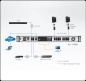 Preview: 16-Port IP-Cat5-KVM Dual Rail LCD-Konsole mit 19" LCD, 1 IP + 1 lokal, Aten KL1116VN