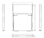 Preview: 12-Port High-Resolution 1080p FullHD  LCD-Console Drawer with DVI/VGA + USB, ANNSO KVM-1712WPD-AST-M2