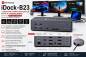 Preview: 3-Monitor Hybrid KVM-Switch 1-PC (8K60Hz 4K165Hz -- 2x DP 1x HDMI) und 1x Notebook USB-C, AV Access iDock-B23