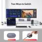 Preview: Notebook + PC 4K60Hz Dual-Monitor Docking-Station KVM-Switch with 100W Charging, 2,5GB LAN