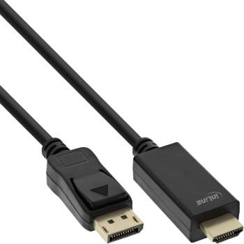 1,5m DisplayPort zu HDMI Konverter Kabel, 4K/60Hz, schwarz