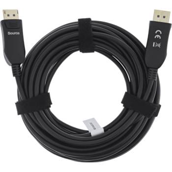 Preview: 15m DisplayPort 1.4 AOC Kabel, 8K4K, schwarz