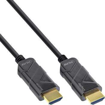 15m HDMI AOC Kabel, Ultra High Speed HDMI Kabel, 8K4K, schwarz