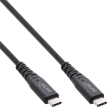 1m USB4 Kabel, USB-C ST/ST, PD 240W, 8K60Hz, TPE schwarz
