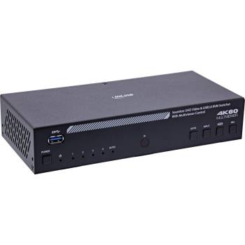 4-fach 4K60Hz MultiView HDMI KVM-Switch, InLine 57885i