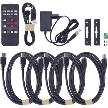 4-fach 4K60Hz MultiView HDMI KVM-Switch, InLine 57885i