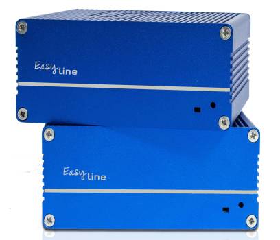 Dual-DVI + 4x USB CAT Extender-Set up to 150m, kvm-tec Smarteasy Dual 8121-SET