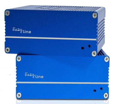 Dual-DVI + 4x USB 2.0 + Audio Fiber KVM-Extender-Set over IP, Mastereasy 8123-SET