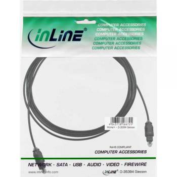 OPTO Audiocable, Toslink male / male 0,5m, InLine® 89926