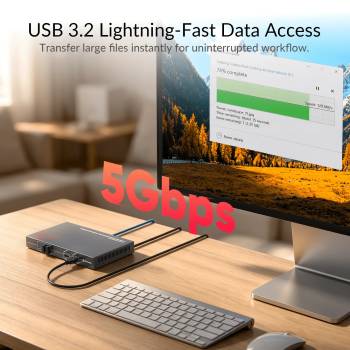 Dual-4K60Hz HDMI+USB KVM-Extender mit nur USB plus DisplayLink-Treiber am PC
