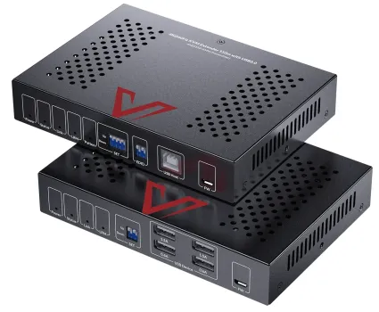 4K60Hz HDMI KVM Extender mit HDMI Loop-Out, USB 2.0, Audio, IR/RS232 auf bis zu 150m, AV Access 4KEX150-KVM