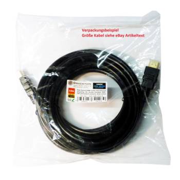 2m 2160p HDMI HighSpeed Cable, Gold plated, black, BRACKTON HDE-SKB-0200.B