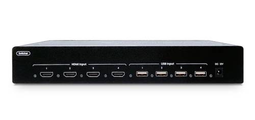 Preview: 4-Port MultiView HDMI Seamless KVM-Switch mit Mouse Roaming