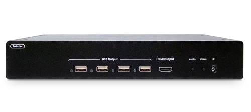 4-Port MultiView HDMI Seamless KVM-Switch mit Mouse Roaming