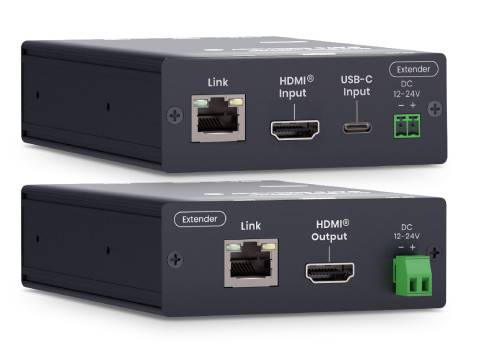 HDMI oder USB-C (DP Alt) Auto-Switch-Input 4K60Hz Extender mit 100W PD & PoC, SC&T HUE01-4K6G