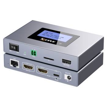 IP-Remote LAN/WiFi KVM-Extender 4K RJ45-LAN, HDMI+USB, KCEVE KC-E3Pro-HL