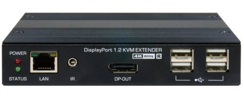4K@60Hz DisplayPort 1.2 KVM-Extender mit USB 2.0 und lokalem HDMI out, UNICLASS PG-140S