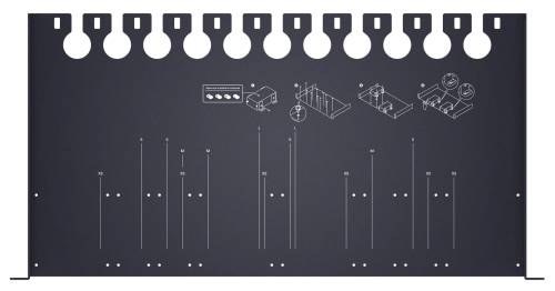 19 "Rackmount panel for assembly of various SC & T models, SC&T TPN2L3M4S6XS