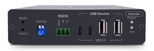 Preview: USB-C 4K60Hz DisplayPort-Mode KVM Extender mit USB 2.0 und 100W USB-PD 3.0 auf bis zu 160m, SC&T UKM01P-4K6