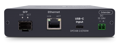 USB-C KVM-Extender auf 1x USB-C DP-alt Mode 4K60Hz, 4x USB2.0 mit 100W USB-PD 3.0, 160m, SC&T UKM01P-4K6G
