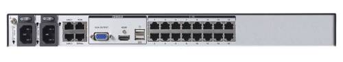 3-User 16-Port Dual-IP KVM-Switch mit 2x IP und 1x lokaler User bis 1920x1200, Aten KN2116VB