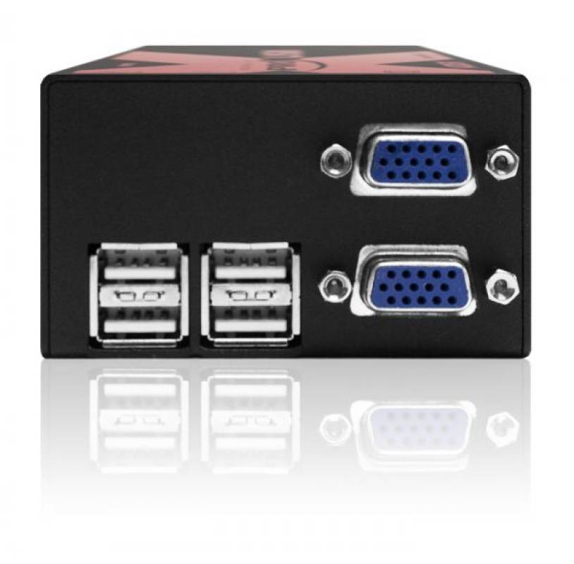 AdderLink X-USB-/VGA/Audio Extender Set bis 300m, mit 4-Port USB Hub - ALX-USBPRO-MS2