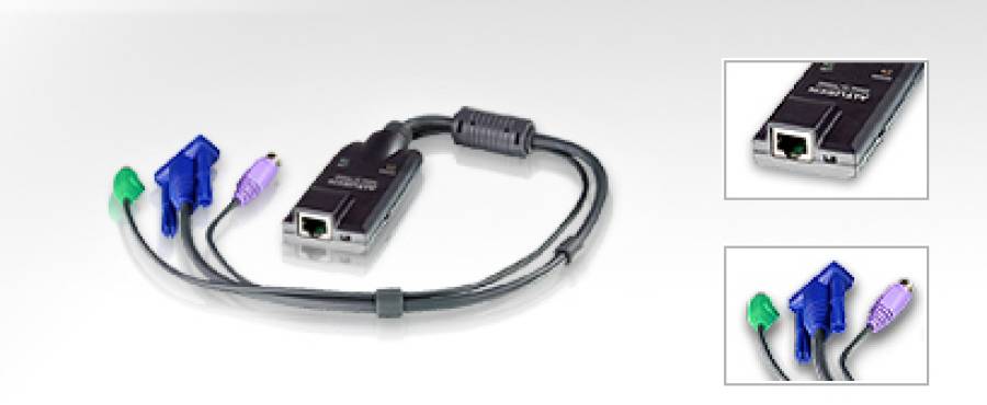 PS2 + VGA CPU-Modul für Aten/Altusen KVM-Switches bis 30m mit FHD, Aten KA7520
