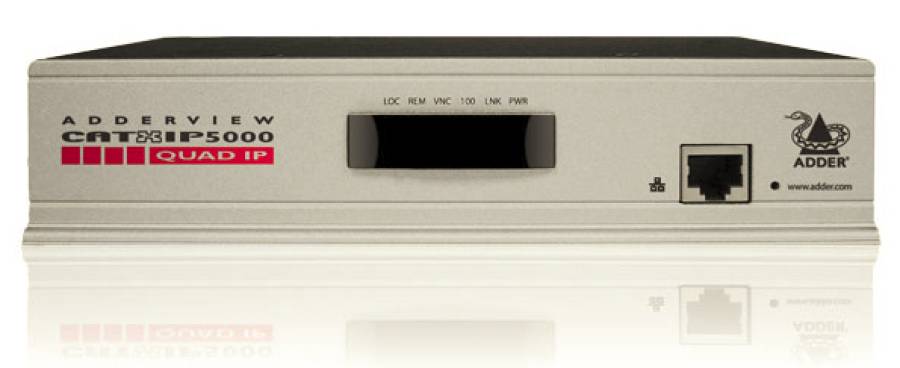AdderView AVX5016IP 5-User (4 simultane IP-User, 1 lokal User) / 16-Port  CATx-IP-KVM-Switch