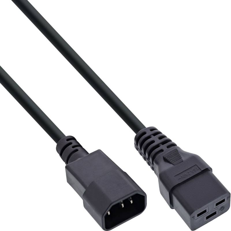 Netz Adapterkabel, IEC-60320 C14 auf C19, max 10A, 1m