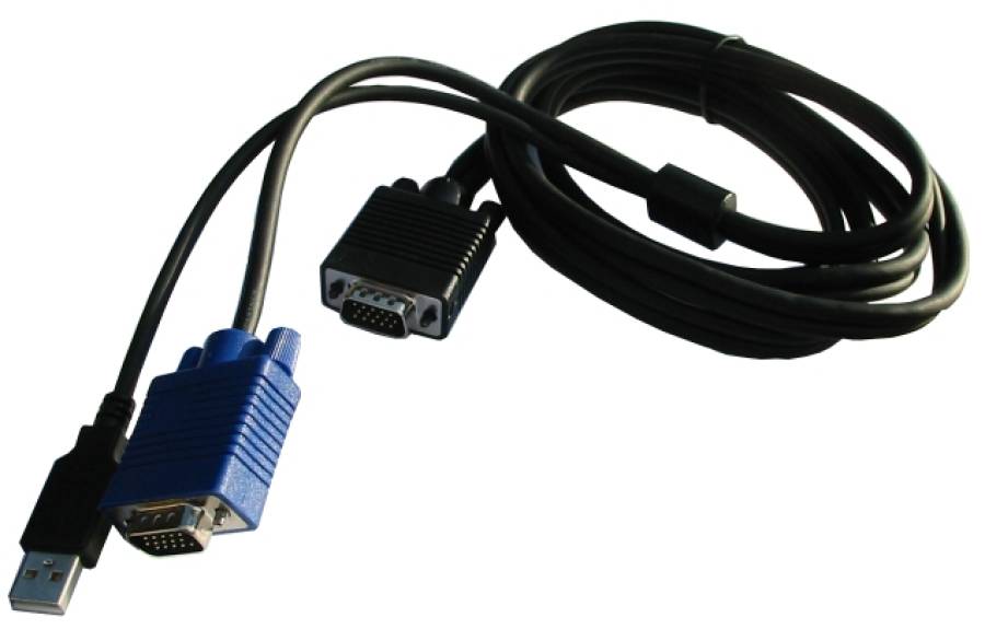 UNICLASS USB+VGA 3m PC-Systemkabel - 2043-3m