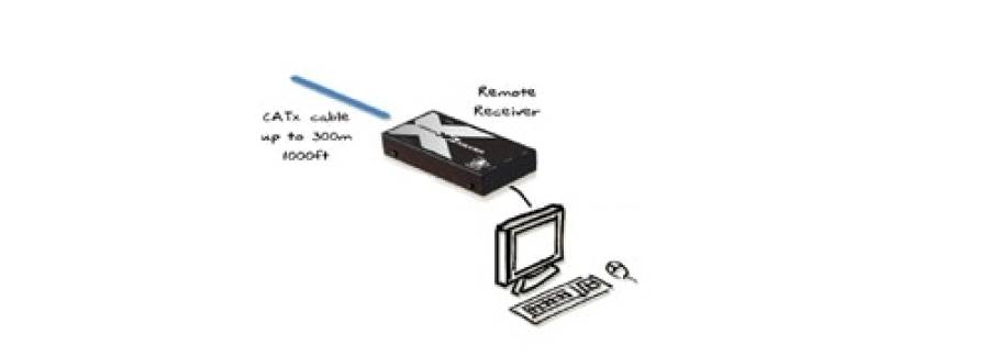 Adder X100-R Userstation für AVX (VGA+2xPS2)