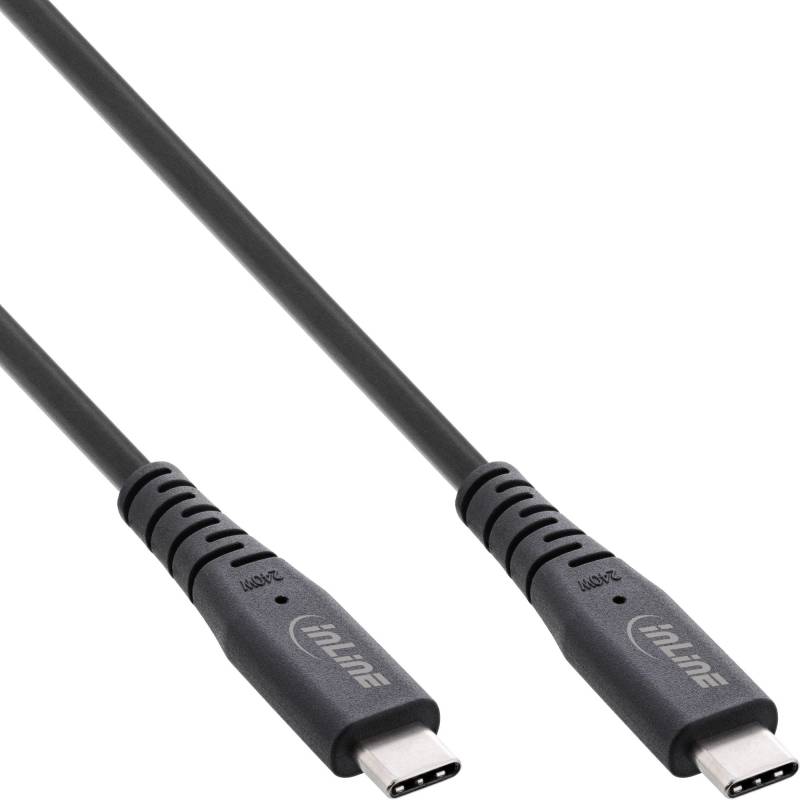 1m USB4 Kabel, USB-C ST/ST, PD 240W, 8K60Hz, TPE schwarz