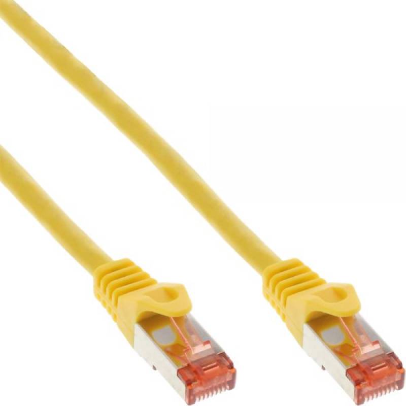 5m S/FTP Cat.6 RJ45-Patch Cord, Yellow, 76905Y