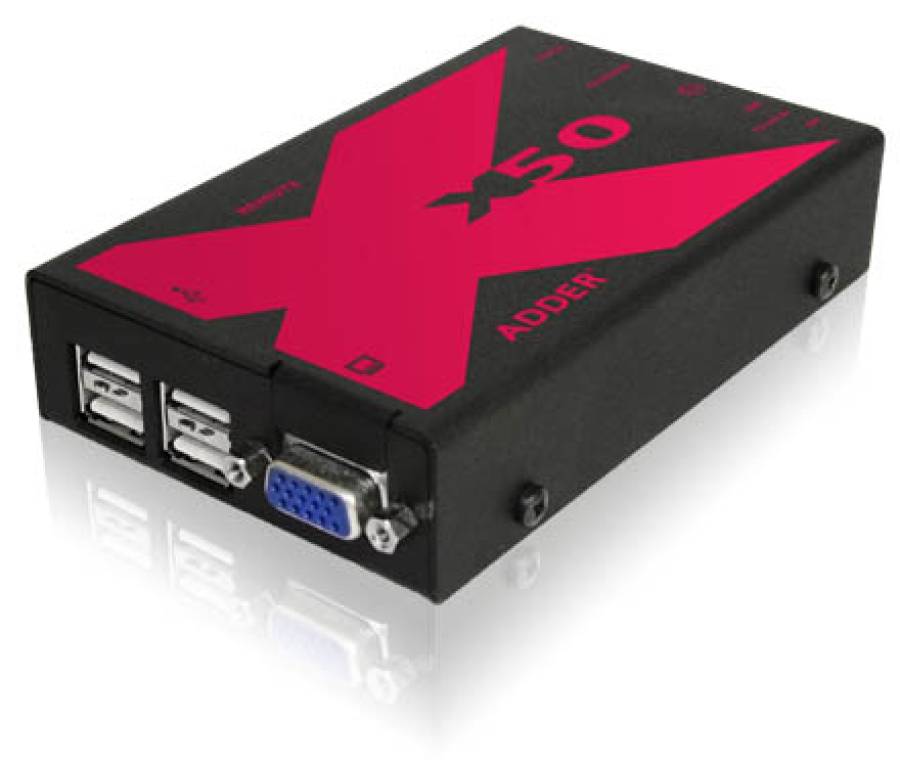 AdderLink X50 "low/full"-Speed-USB / VGA / Audio CAT-Extender up to 50 m - ALX50-EURO