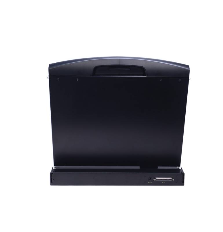LANBE AS-7100HLS 17" extra short LCD KVM Console, combo support (USB/PS.2)
