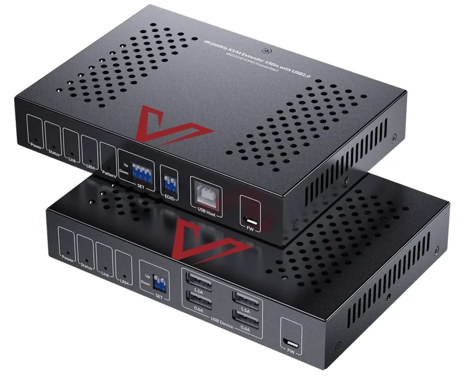 4K60Hz HDMI KVM Extender mit HDMI Loop-Out, USB 2.0, Audio, IR/RS232 auf bis zu 150m, AV Access 4KEX150-KVM