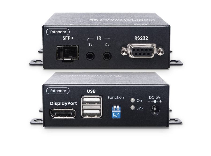 4K 60Hz 4:4:4 DP USB-KM with IR/RS232 Fiber KVM-Extender Set, SC&T DP01F-4K6G-KS