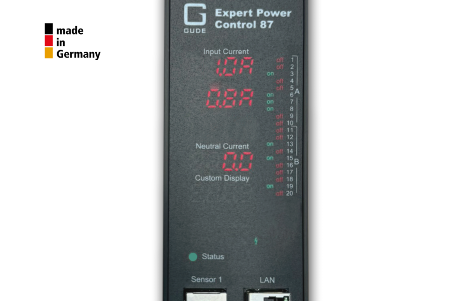 20-Port IP-schaltbare Steckdosenleiste GUDE Expert Power Control 87-1210-18 PDU mit 20 Lastausgängen