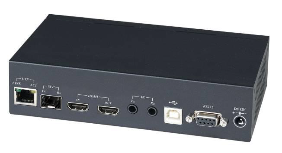KVM-over-IP 4K Ultra-HD HDMI / USB 2.0 / Audio / RS232 / IR -- Transmitter up to 150 m (IP/CAT), SC&T HKM02BT-4K