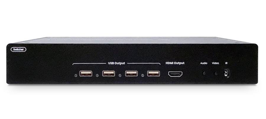 4-Port MultiView HDMI Seamless KVM-Switch mit Mouse Roaming